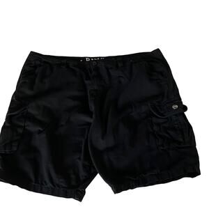 RAW X  Mens size 46 Black Cargo Shorts Gorpcore Hiking Camping Pockets